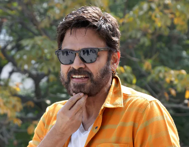 Venkatesh Interview Pictures